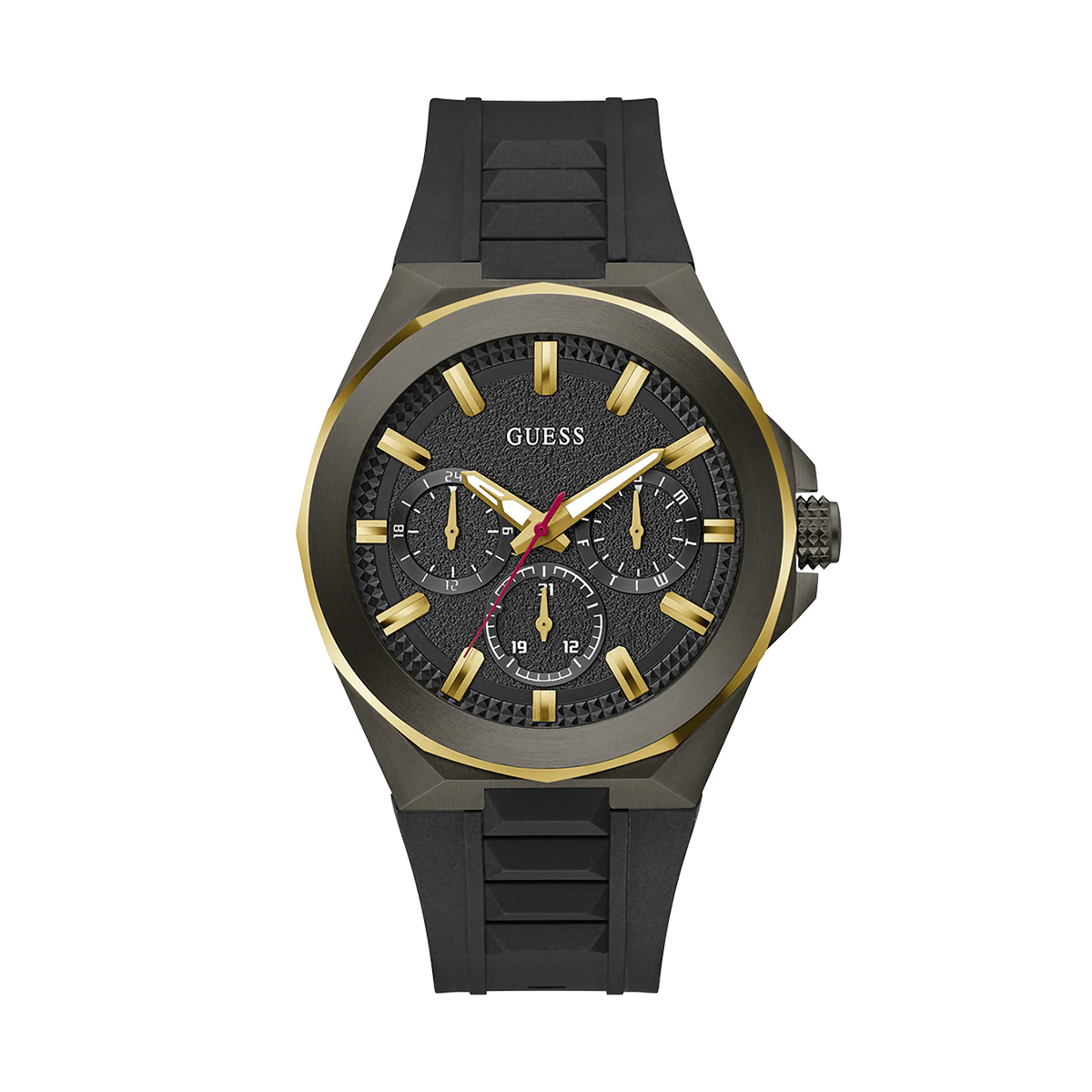 MONTRE GUESS HOMME M.FONCTION SILICONE